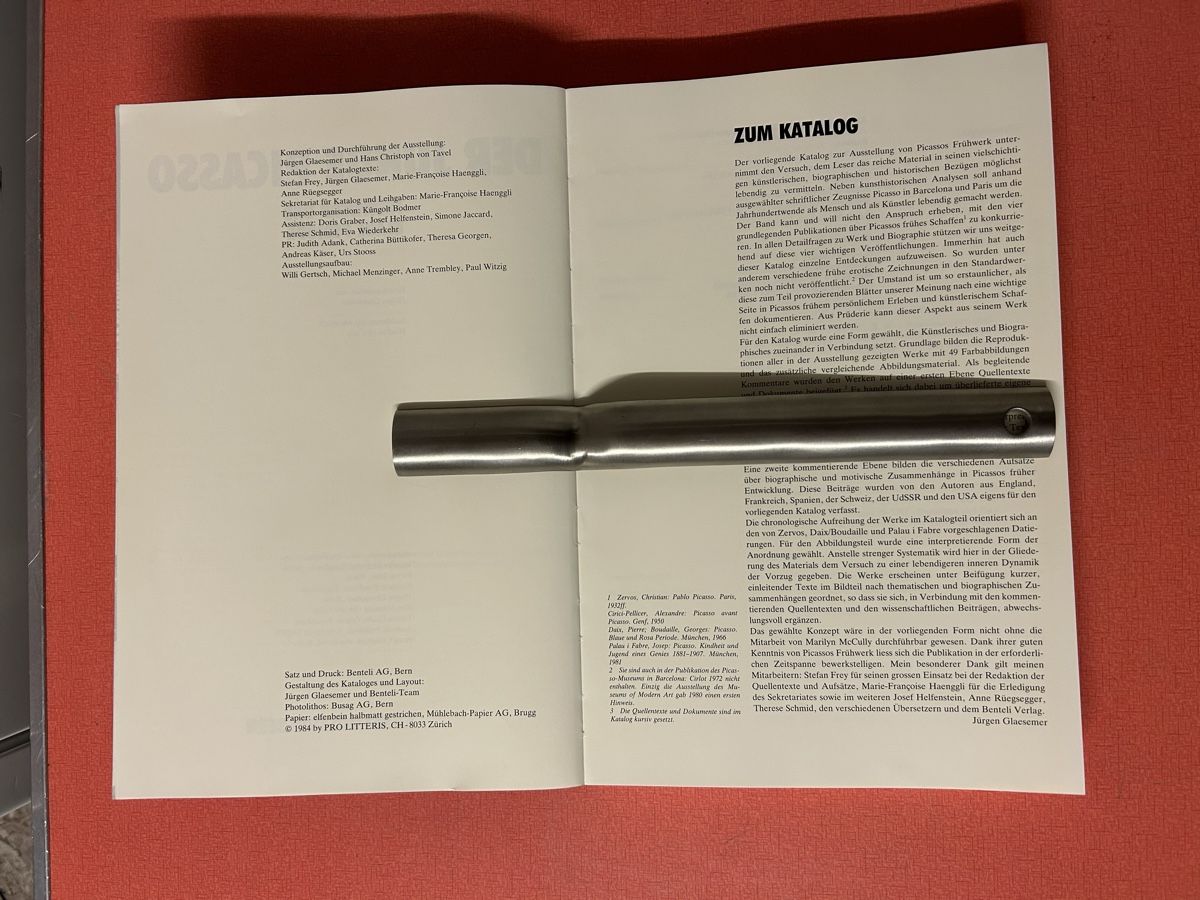 Libri: Picasso Katalog "Der junge Picasso" Kunstmuseum Bern – Usato da Lanzenhäusern venduto da vic63 2