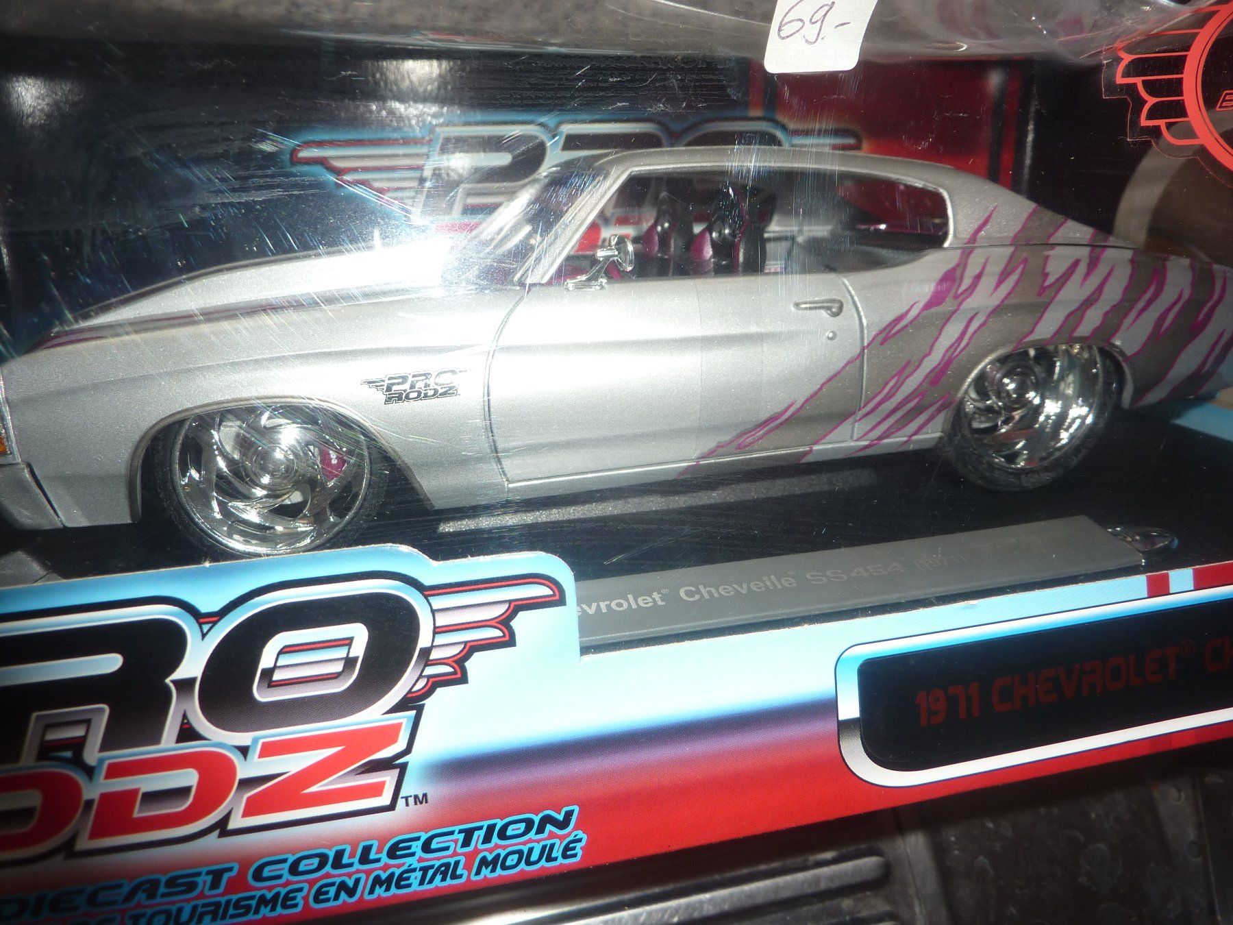 Chevrolet Modellini d'auto: CHEVY CHEVELLE – Nuovo e nell'imballaggio originale da Balsthal venduto da bouteliee 1