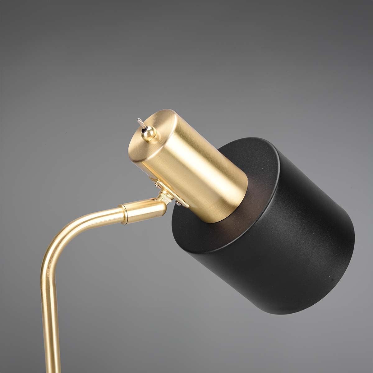 Lampen: Stehleuchte, Schwarz, Gold, 153 cm Höhe – Neu (gemäss Beschreibung) aus Kreuzlingen von Smart-Light 2