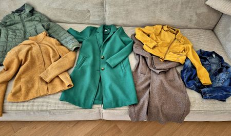 6 Stk. Jacken und Mäntel im Kleiderpaket