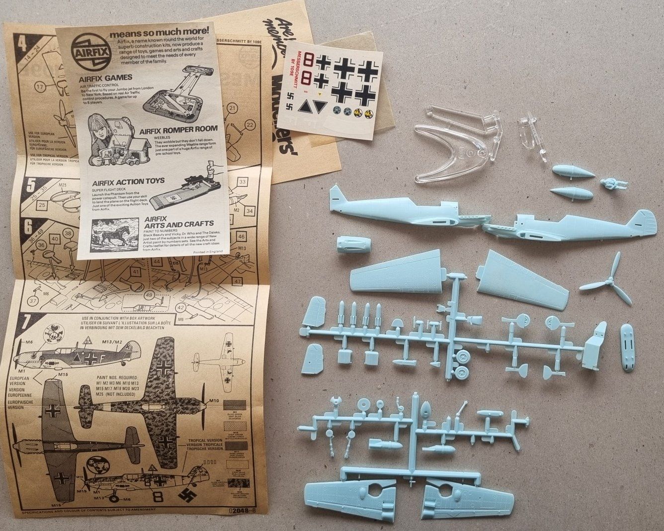 Airfix Kit di modellismo & Modellini statici: 1/72 Airfix Me 109 E (02048-8) – Usato da Grand-Lancy venduto da LFW 3