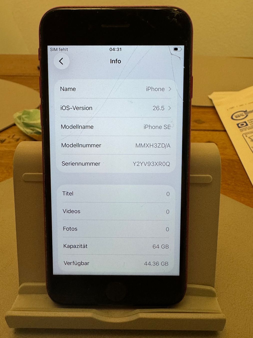 Apple Handys / Smartphones: iPhone SE 3 2022 – Defekt aus Adliswil von Busys 1
