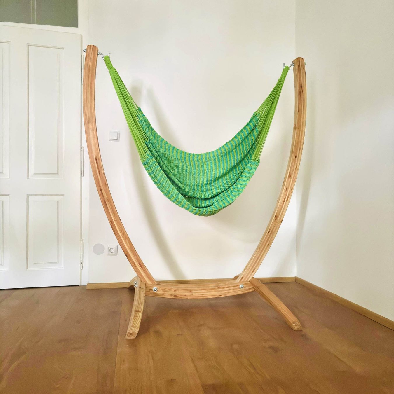 Poltrone pensili da giardino: MacaMex Netz-Hängesessel-SET oasis Baumwolle – Nuovo e nell'imballaggio originale da Tulln venduto da HaengemattenShop 1