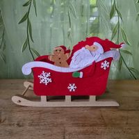 Weihnachten Dekoration Schlitten