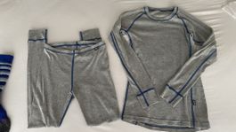 Rukka Kids Thermo Unterwäsche Set Gr. 152, Grau, Top Zustand