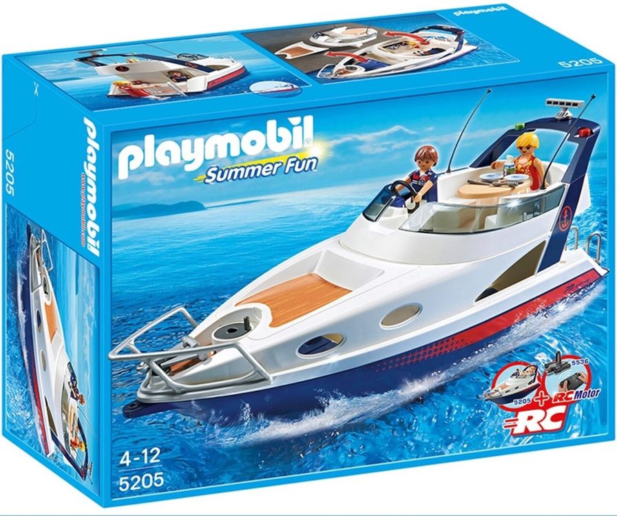 Playmobil Yacht Schiff Boot Motorboot Fahrzeug | Kaufen auf Ricardo