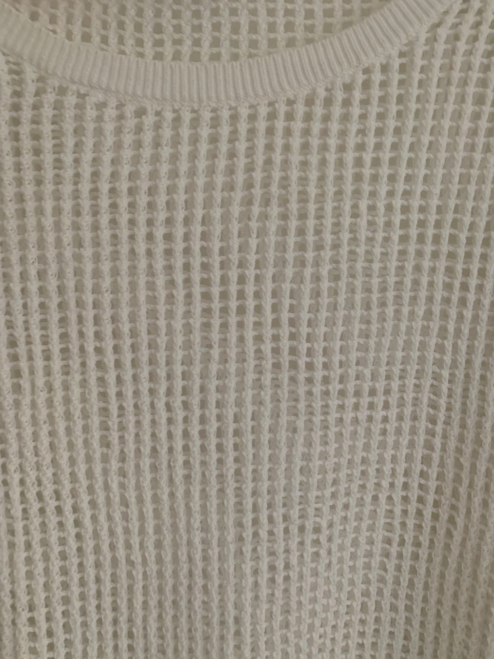 Sandro Top: Haut Sandro en maille blanc (taille 2) – Usato da Lausanne venduto da Xiaoxi 5
