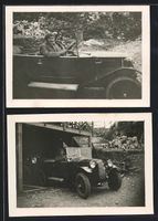 2 Fotografien Auto Tatra, Paar mit Cabri