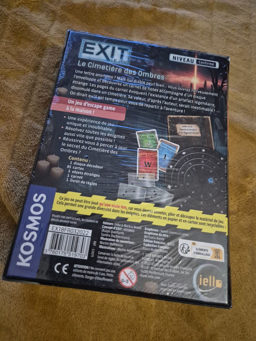 Giochi: EXIT : le cimetière des Ombres – Usato da Meyrin venduto da Barbie_Zombie 1