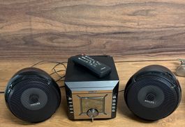 Stereoanlage mit Fernbedienung, top Zustand / Philips MZ-S