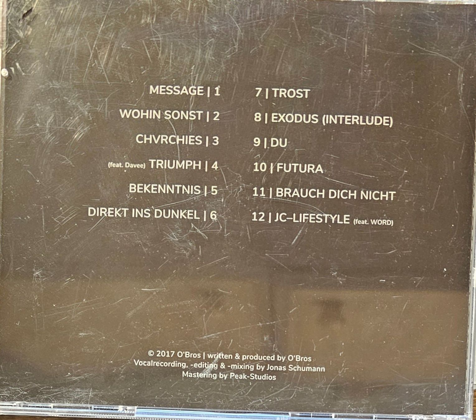 CDs: O'Bros – Exodus – Gebraucht aus Wahlen b. Laufen von Cg10 1