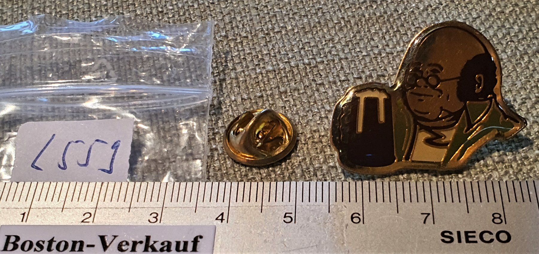 Placchette & Badge: L559 - Pin Mr. Pickwick – Usato da Reinach BL venduto da Boston-Verkauf 1