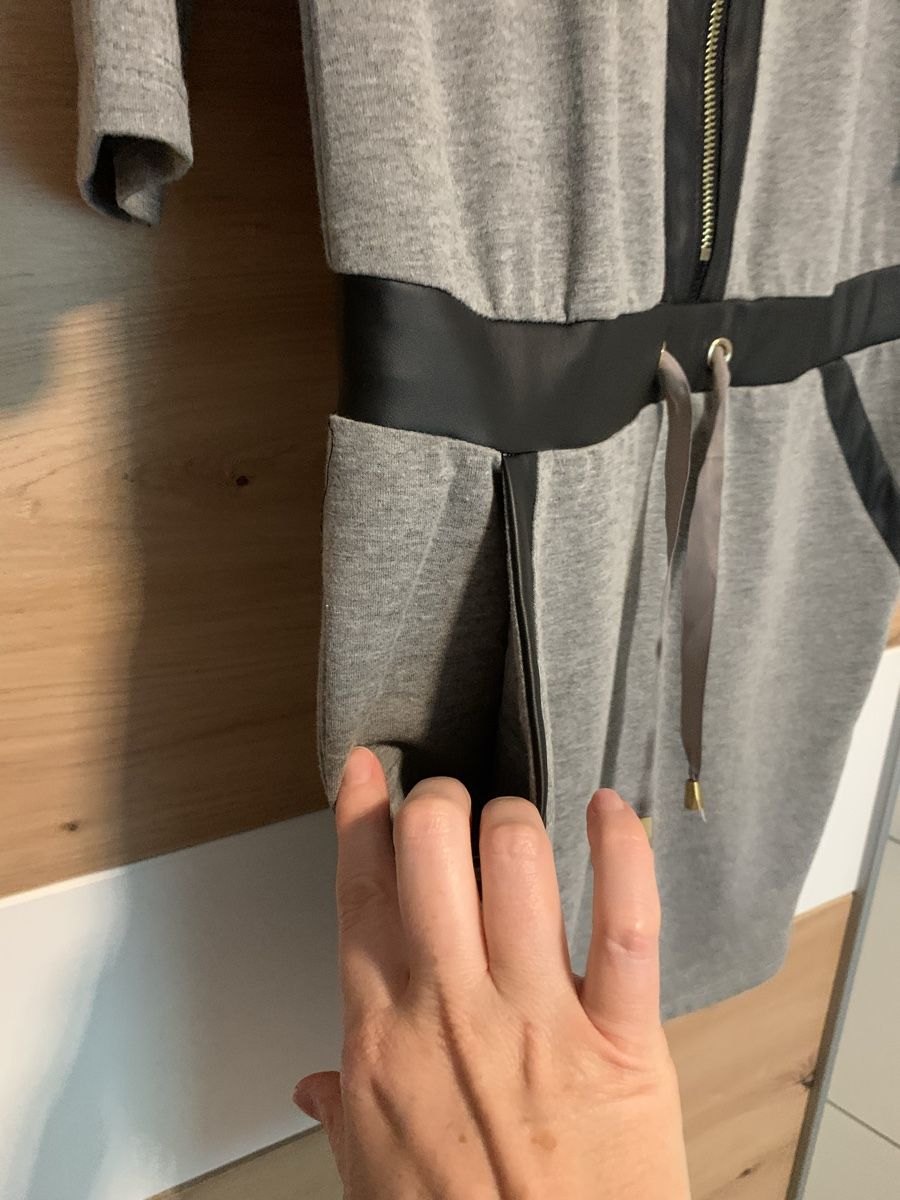Vestiti: Graues Kleid mit Reissverschluss, Gr M – Usato da Widen venduto da didy82 3