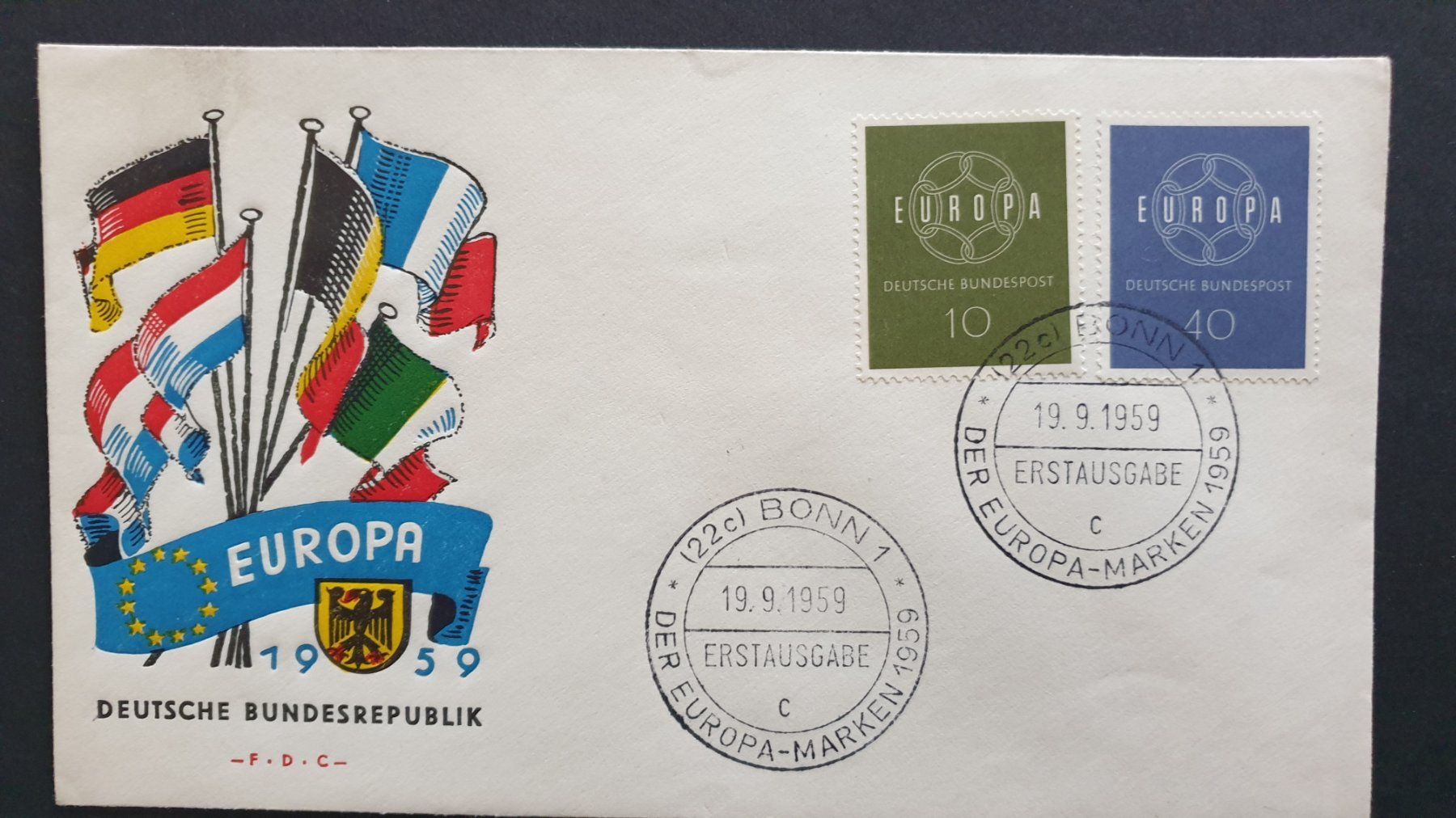 Alle Briefmarken: Deutsche Bundespost. Europa. – Gebraucht aus Goldach von armando_r 4