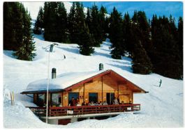Leysin - Restaurant Solacyre mit Skilift