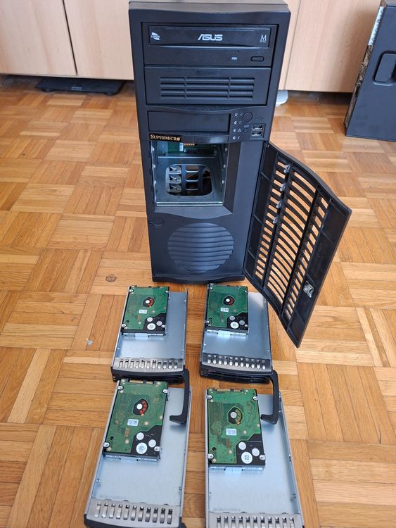 Supermicro Server: Supermicro Server mit Mainboard X10SRI-F 64GB Memory, 3.6 TB – Gebraucht aus Zuerich von Paddy1212 2