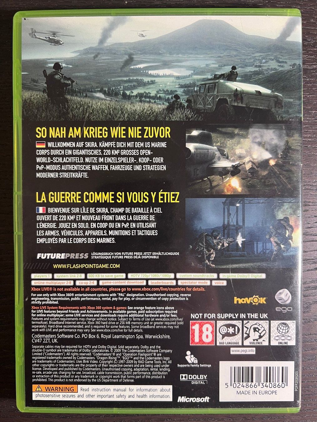 Microsoft Giochi: Operation Flashpoint - Dragon Rising – Usato da Zürich venduto da GameFreunde 1