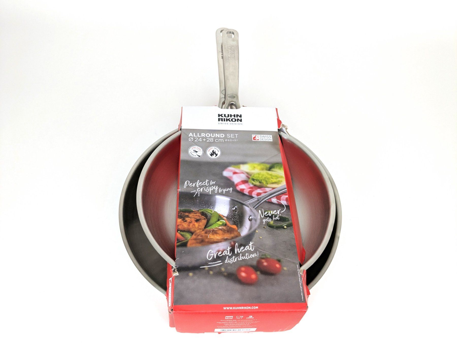Kuhn Padelle: KUHN RIKON Bratpfannen-Set 24+28cm – Nuovo (secondo la descrizione) da Thun venduto da Restwert_Thun 1