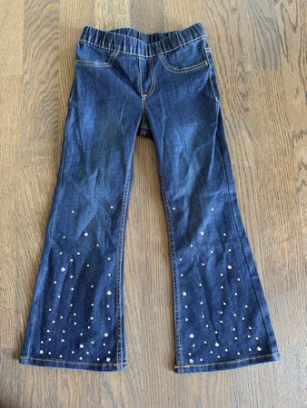 H&M Mädchen Jeans Schlaghose, Gr. 104, Top Zustand!