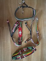 4 Armketten aus Perlen