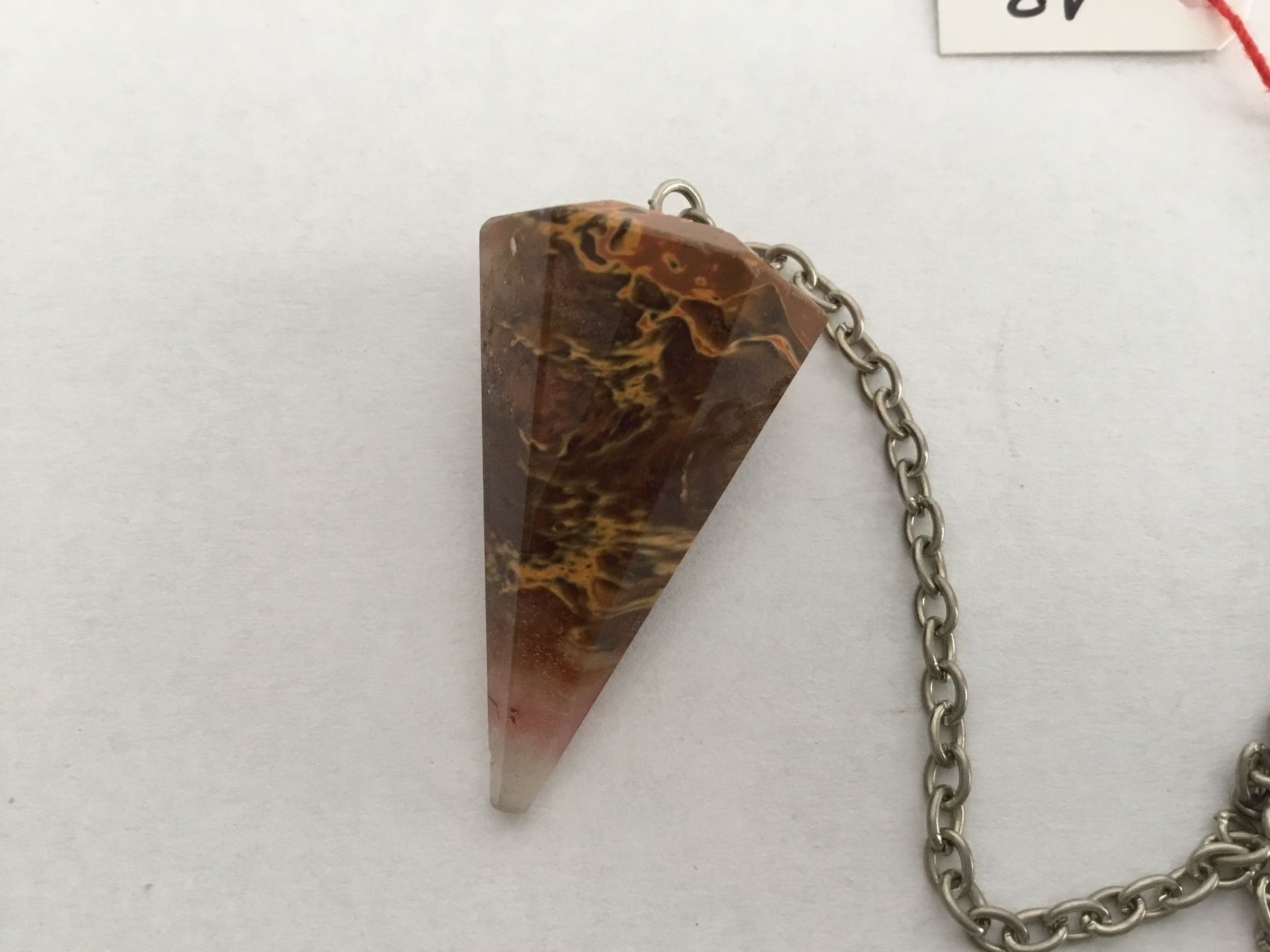 Minerali & Pietre curative: Pendel Erdbeerquarz – Nuovo e nell'imballaggio originale da Doppleschwand venduto da Fortuna5859 1