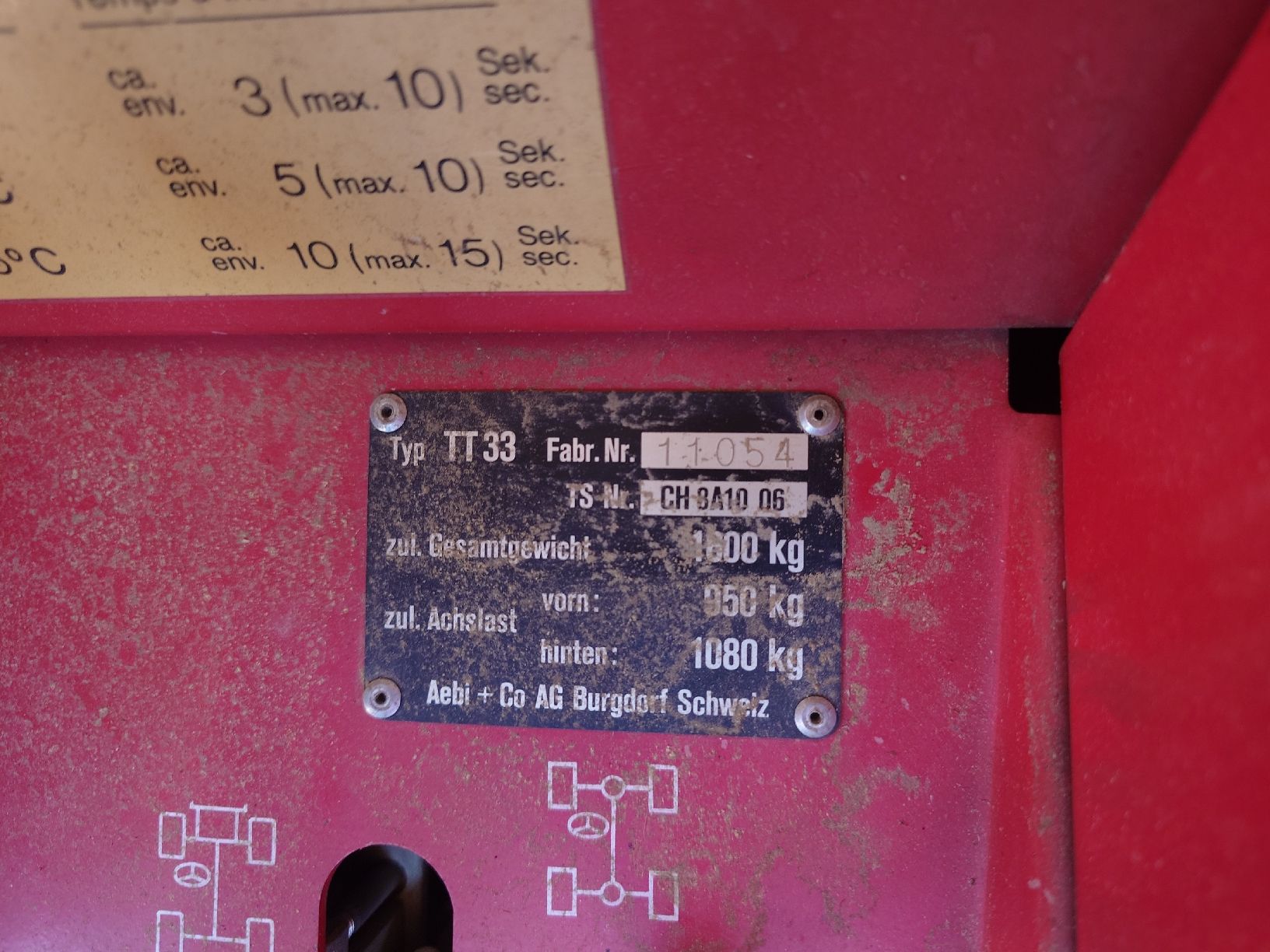 Trattori: Aebi TT 33 mit Kubota Motor – Usato da Süderen venduto da Peter123456789 5