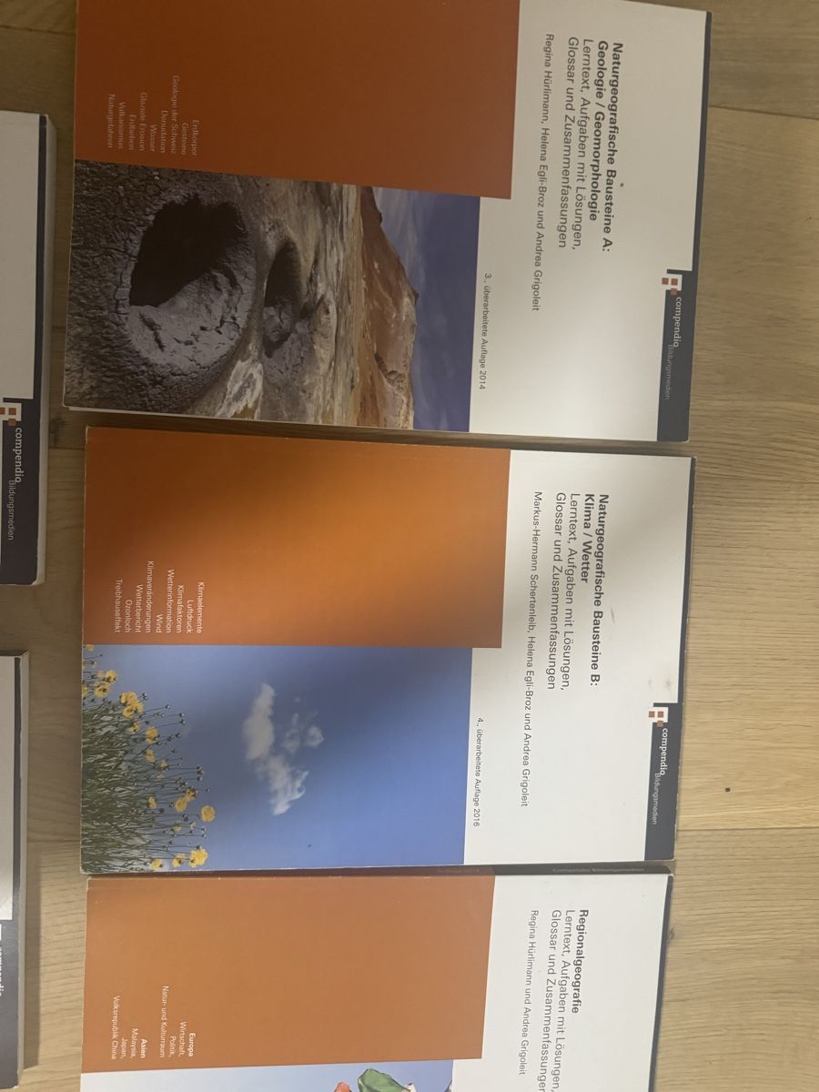 Bücher: Compendio Geographiebücher / Lehrmittel – Neu (gemäss Beschreibung) aus Zollikofen von mon_mj72 1