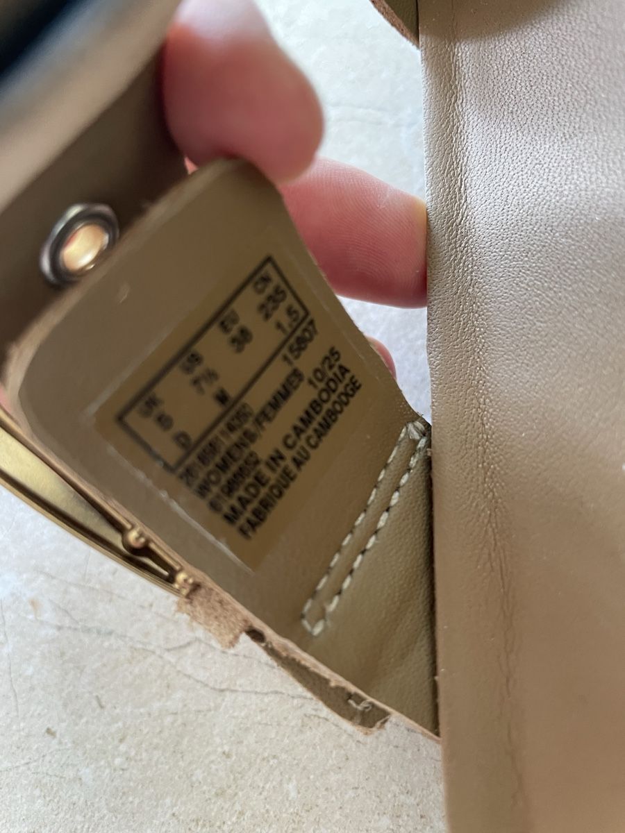 Clarks Damenschuhe: Clarks Pantolette Aristella Gr. 38, warm sand – Neu (gemäss Beschreibung) aus Zürich von lisaka2205 3