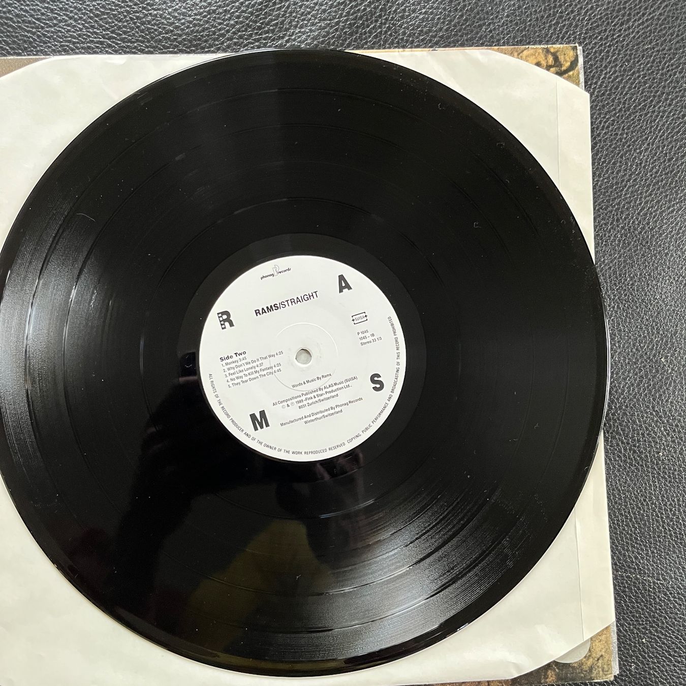 Dischi in vinile: RAMS - Straight - Vinyl LP – Usato da Lenzburg venduto da sch_lml8 5