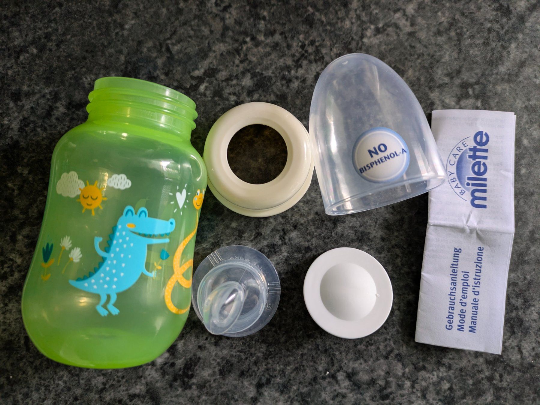 Milette Pasti del neonato: Milette Baby Flasche, 125ml – Usato da St. Gallen venduto da Lila_238 1