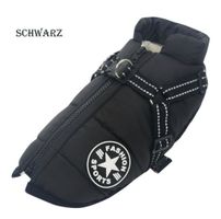 Sport Hundemantel L schwarz mit Geschirr 30 cm * Aktion *