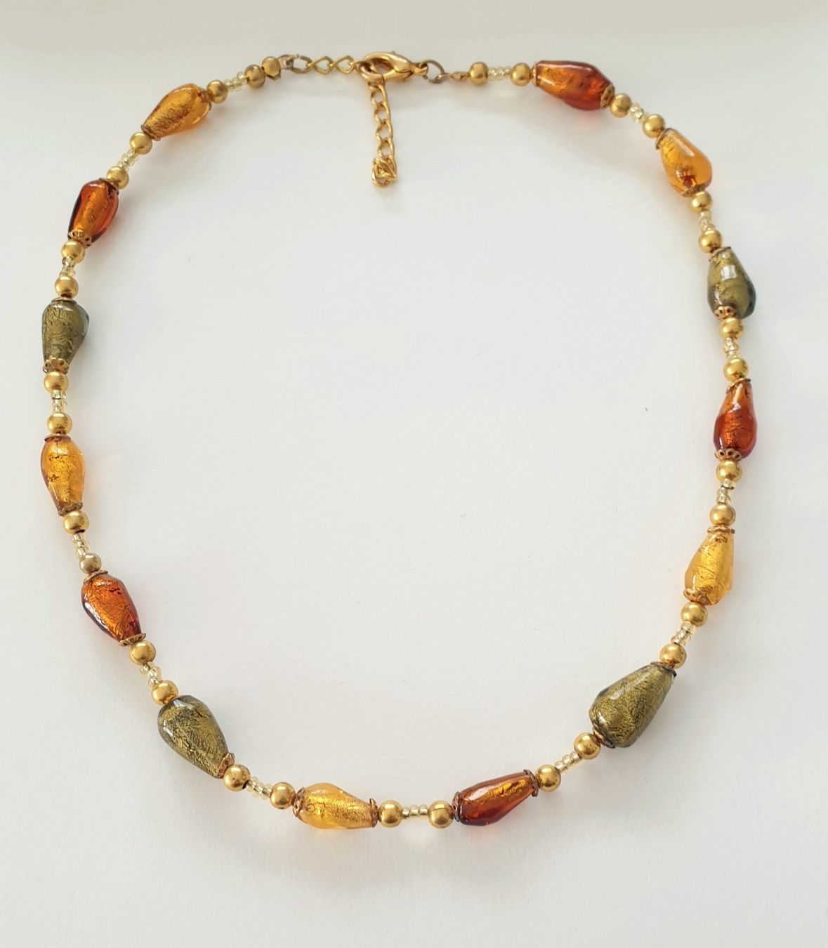Murano Catenine: Collier mit Muranoperlen ( Handwerkskunst ) – Nuovo e nell'imballaggio originale da Uetikon am See venduto da Coralreef 1