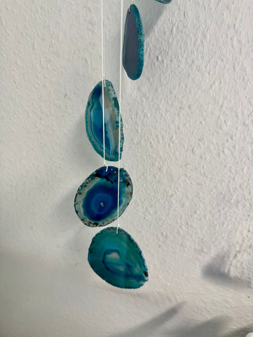 Altro in Decorazioni & Accessori: Windspiel mit Achat-Scheiben blau – Nuovo (secondo la descrizione) da Biberist venduto da tl-schmuck 3