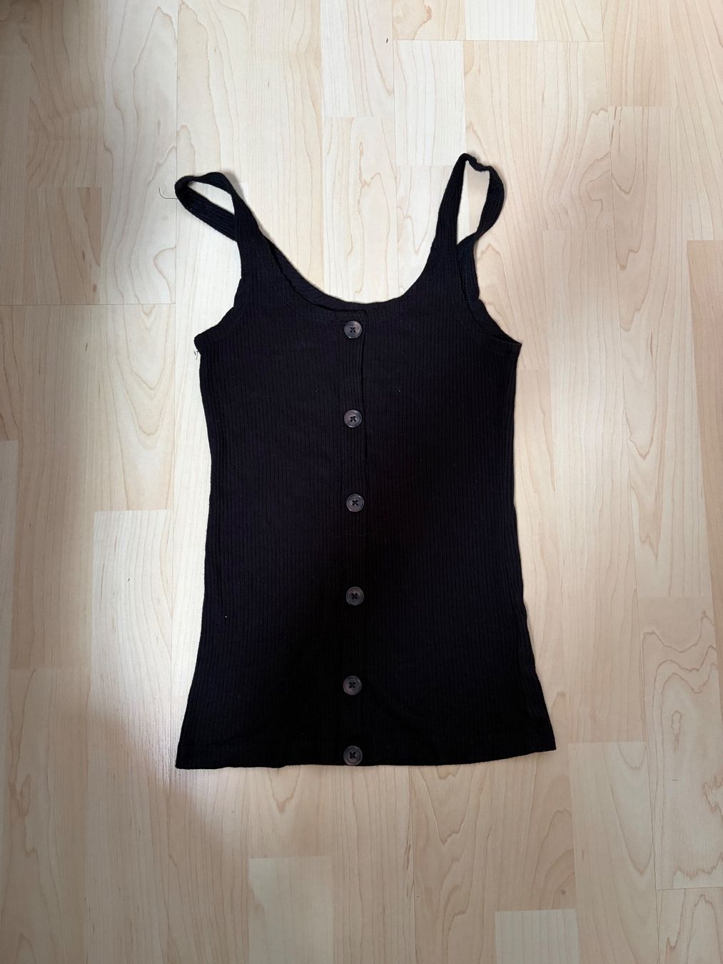 Tops: Trägertop Chicorée, schwarz, XS – Gebraucht aus Schleinikon von mirja_006