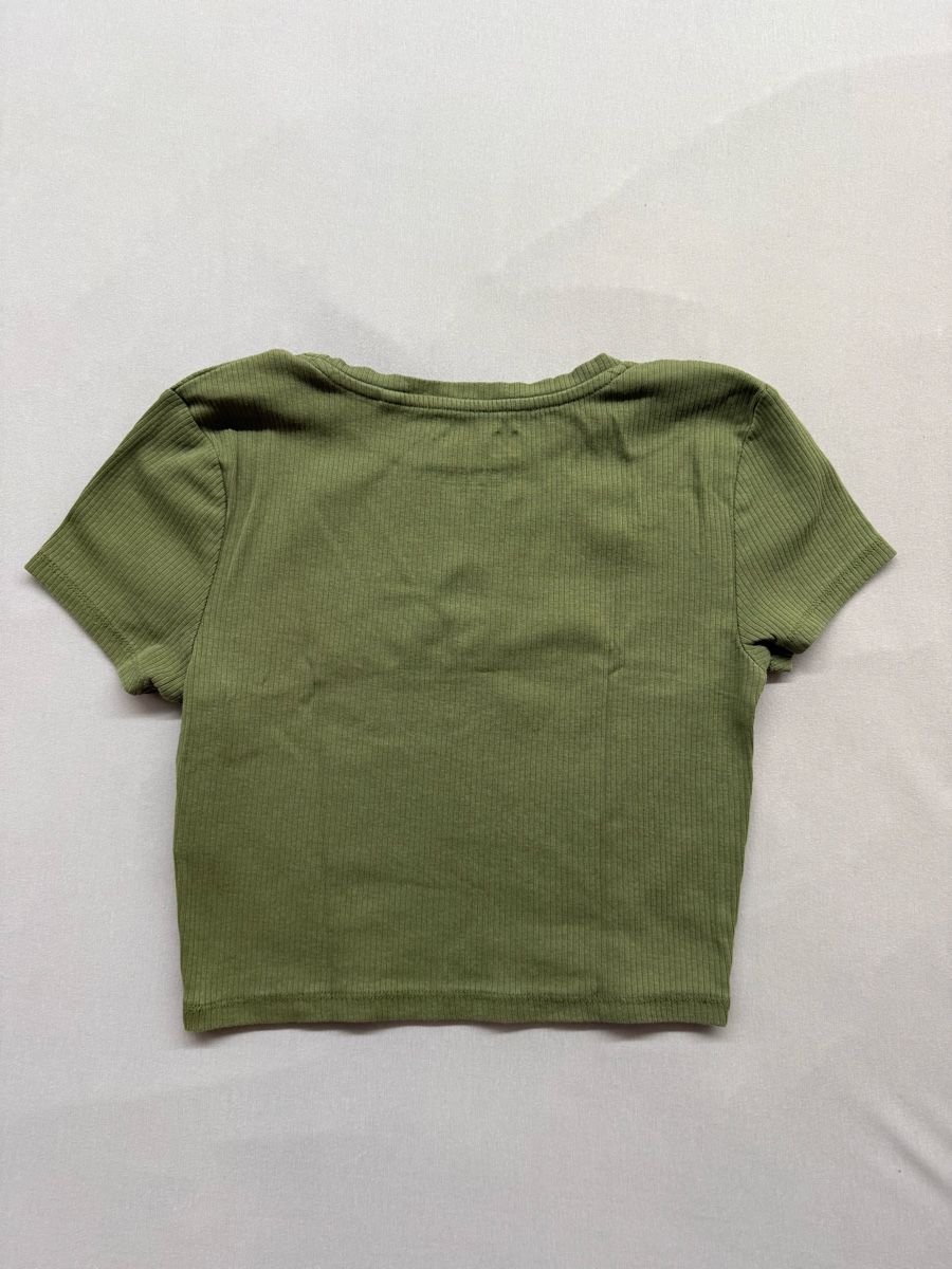 Tops: Crop top vert taille M – Gebraucht aus Granges VS von coraliegrd5 1