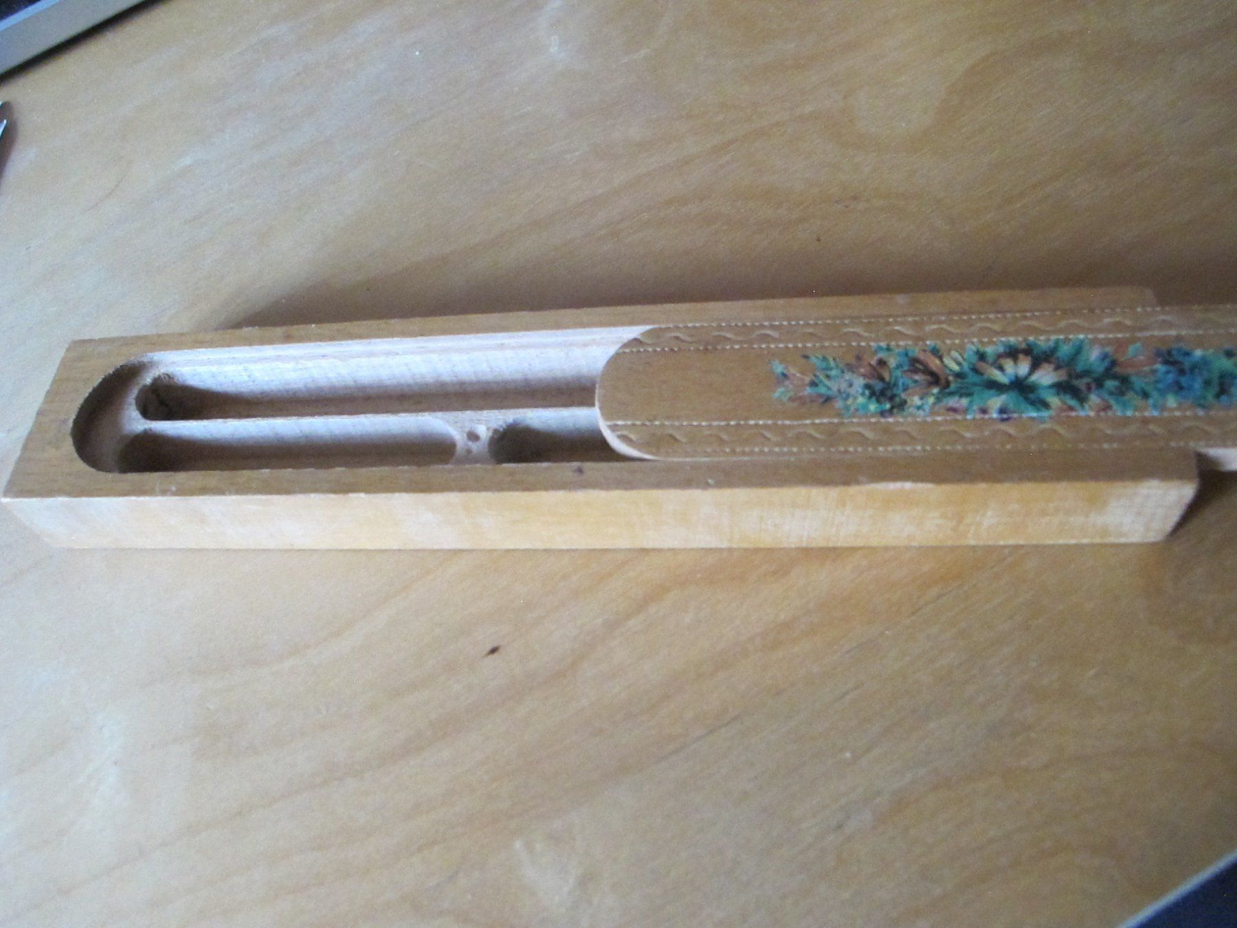 Barattoli: Vintage Schulkästchen Schatulle aus Holz – Usato da Löhningen venduto da Chimae67 5