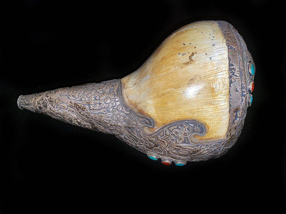 tibetische-sankha-muschelhorn-gebraucht-in-basel-f-r-chf-152-nur