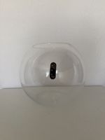 Aquarium Glaskugel mit Thermometer