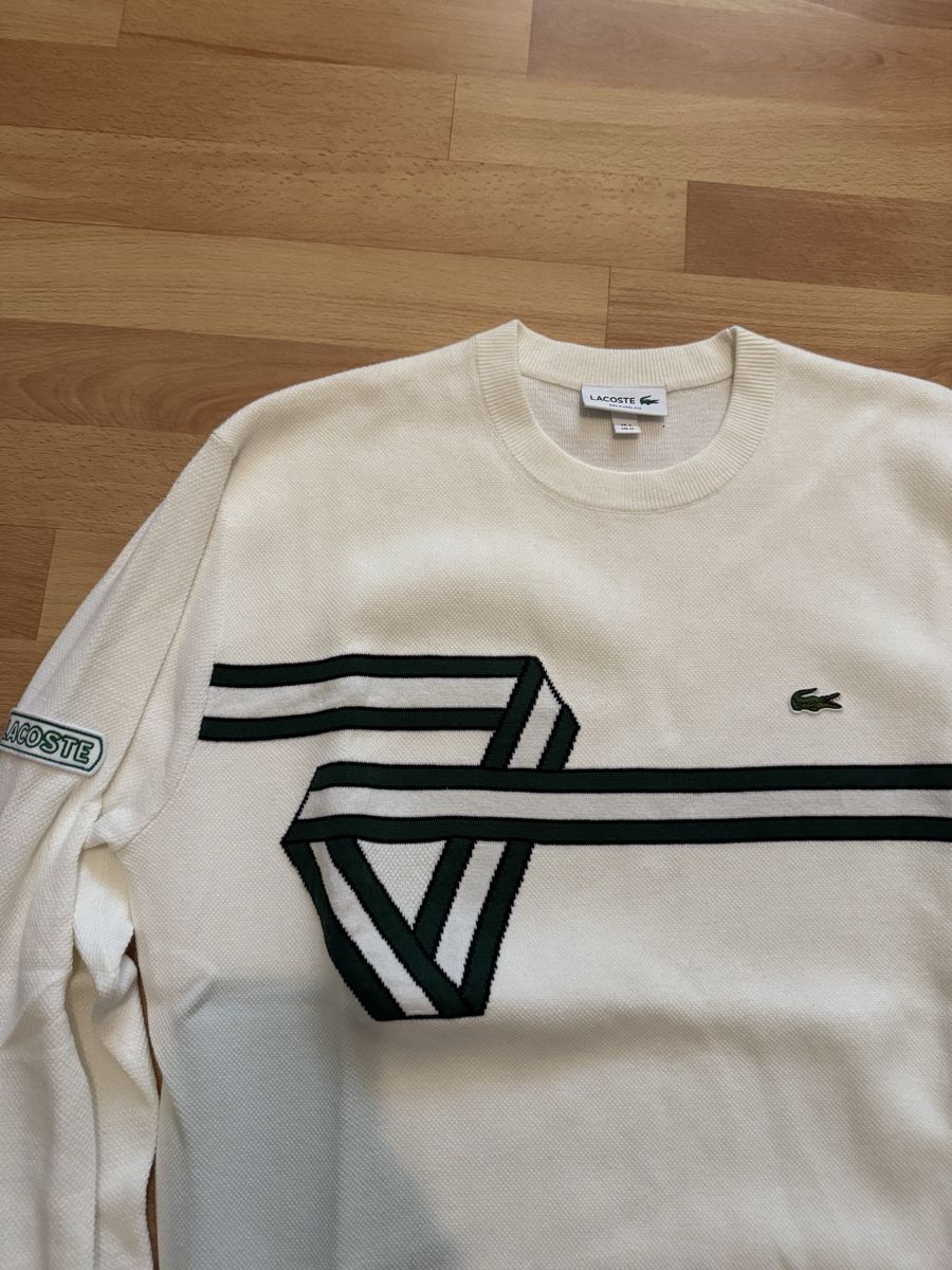 Lacoste Maglioni & Felpe: Lacoste Pullover weiss Grösse M, neu – Nuovo e nell'imballaggio originale da Glis venduto da sportivo88 1