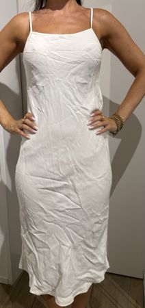 White slip dress size S