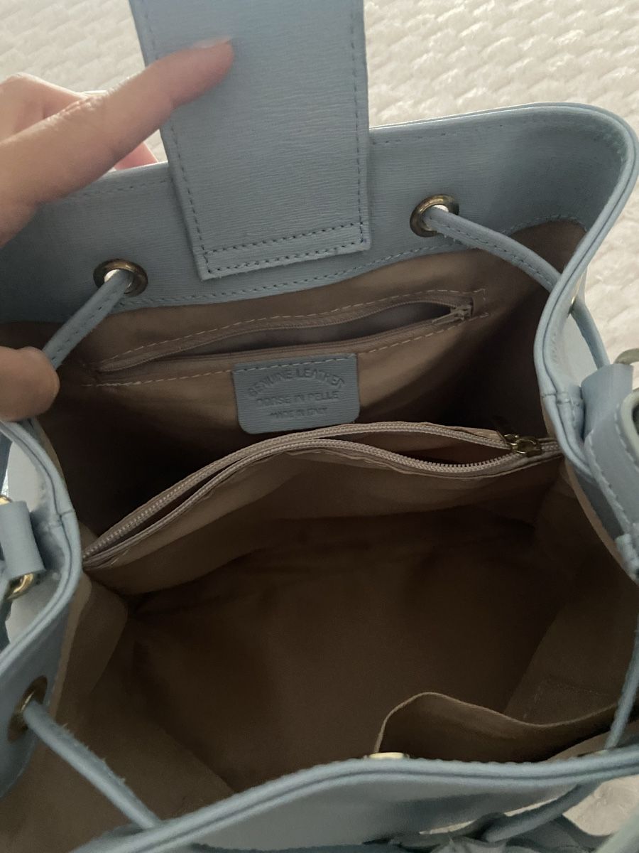 Taschen für Damen: Blaue Ledertasche - Italienisches Leder – Neu (gemäss Beschreibung) aus Zürich von Honeymoon_ 3