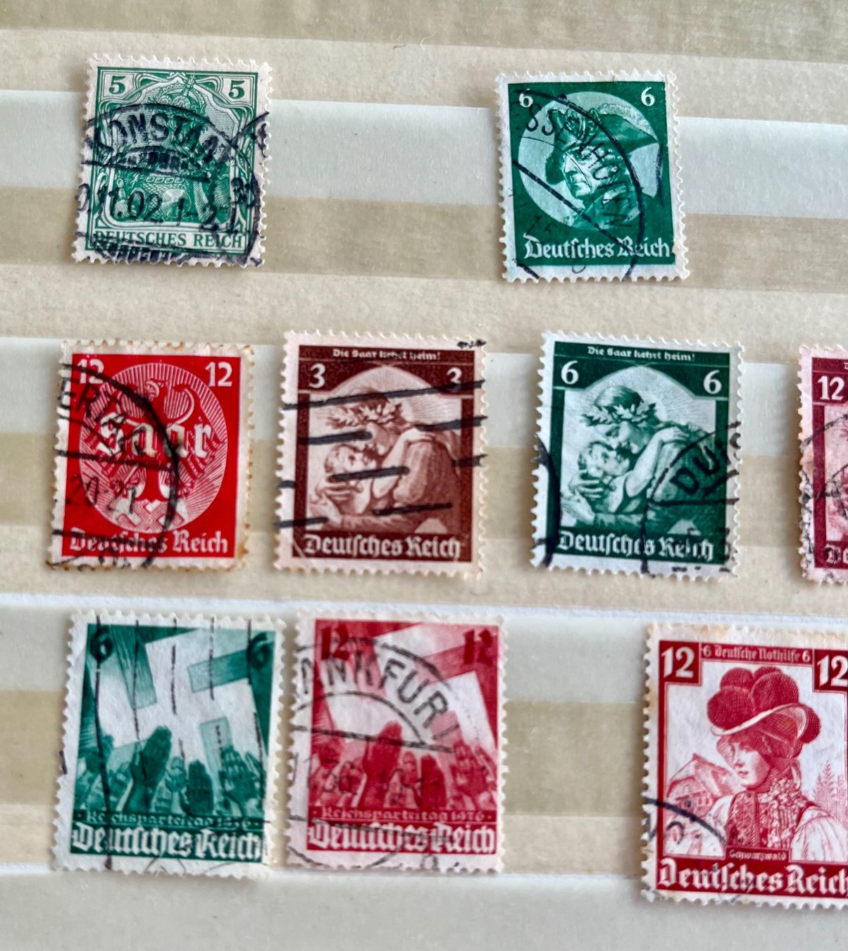 Tutti i francobolli: Briefmarken Deutsches Reich - 26 Marken – Usato da Rotkreuz venduto da urs_8zbx 4