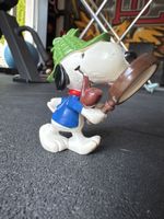 Figurine Snoopy détective loupe pipe 1959 1966