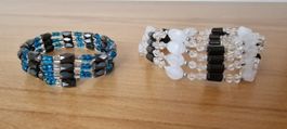 ❣️2 MAGNET KETTEN/ARMBÄNDER, NACH BELIEBEN TRAGBAR