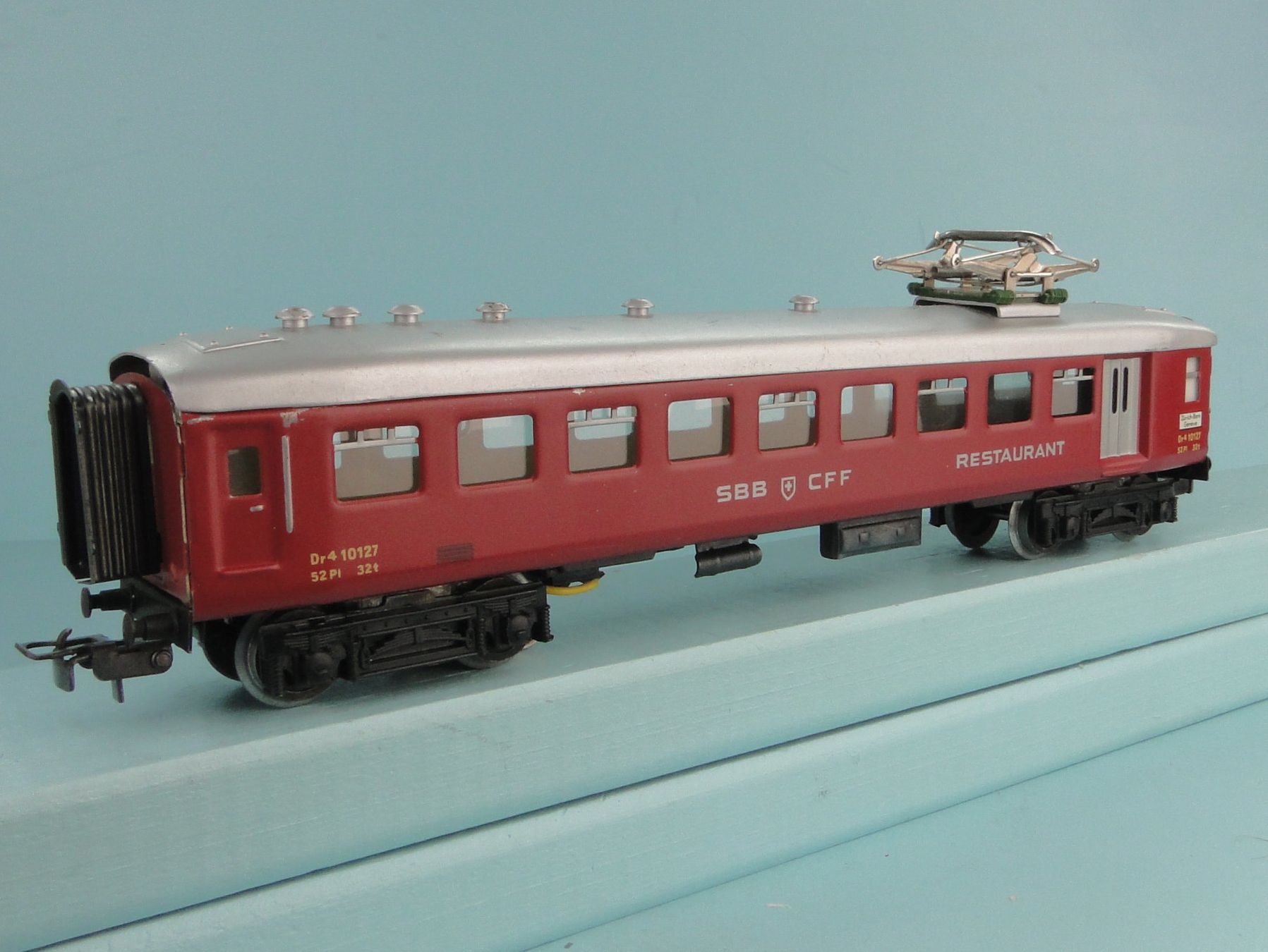 Märklin Modellini di ferrovie: Märklin SBB Restaurant, Blech – Usato da Bülach venduto da cann11 2