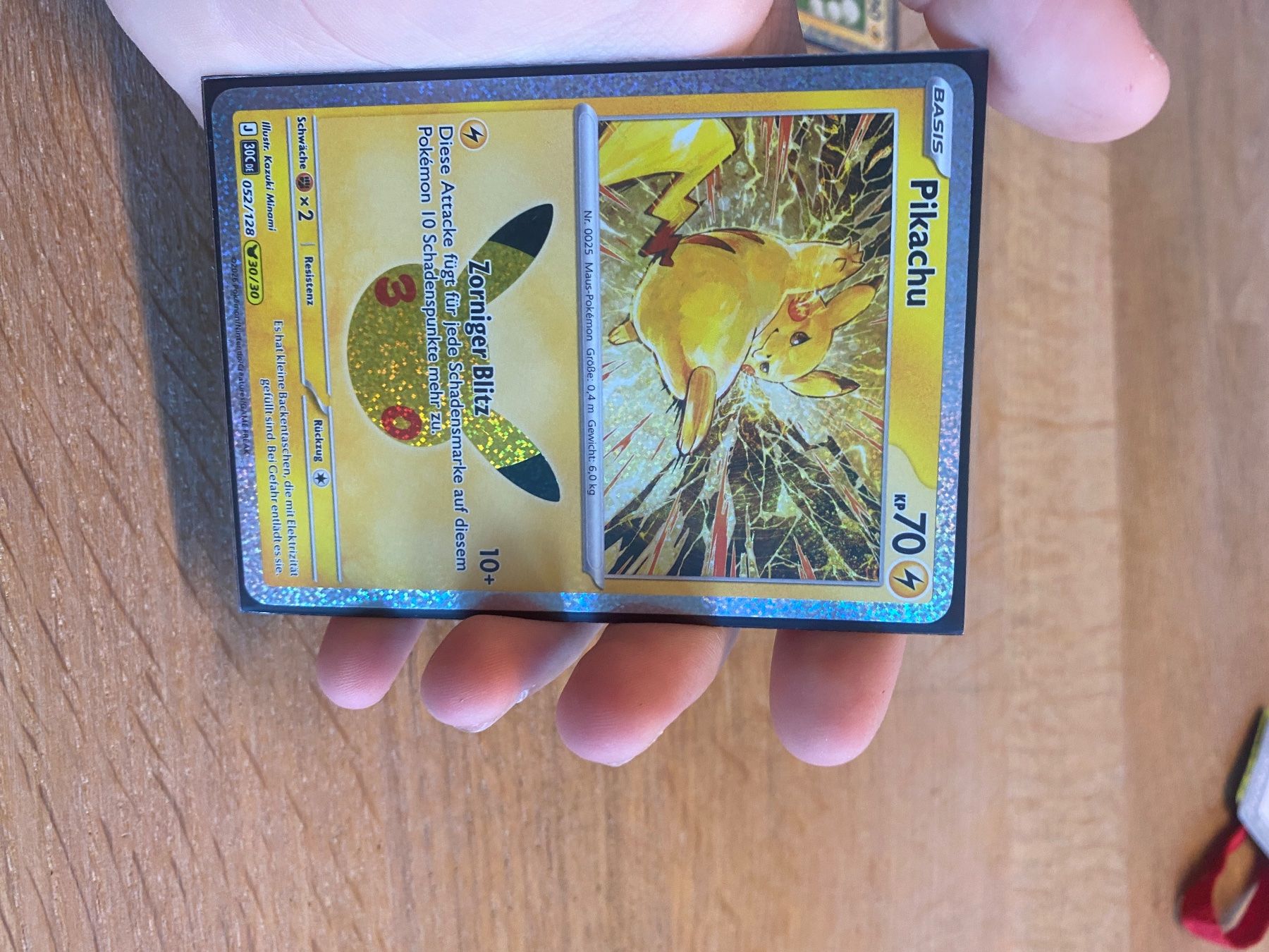 Pokémon Carte collezionabili: Pikachu 30th anniversary 052/128 DE – Usato da Küsnacht ZH venduto da dani.privat 2