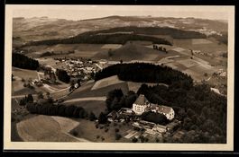 AK Burgistein, Schloss, Fliegeraufnahme