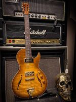 B&G guitars Little Sister Crossroads honey burst