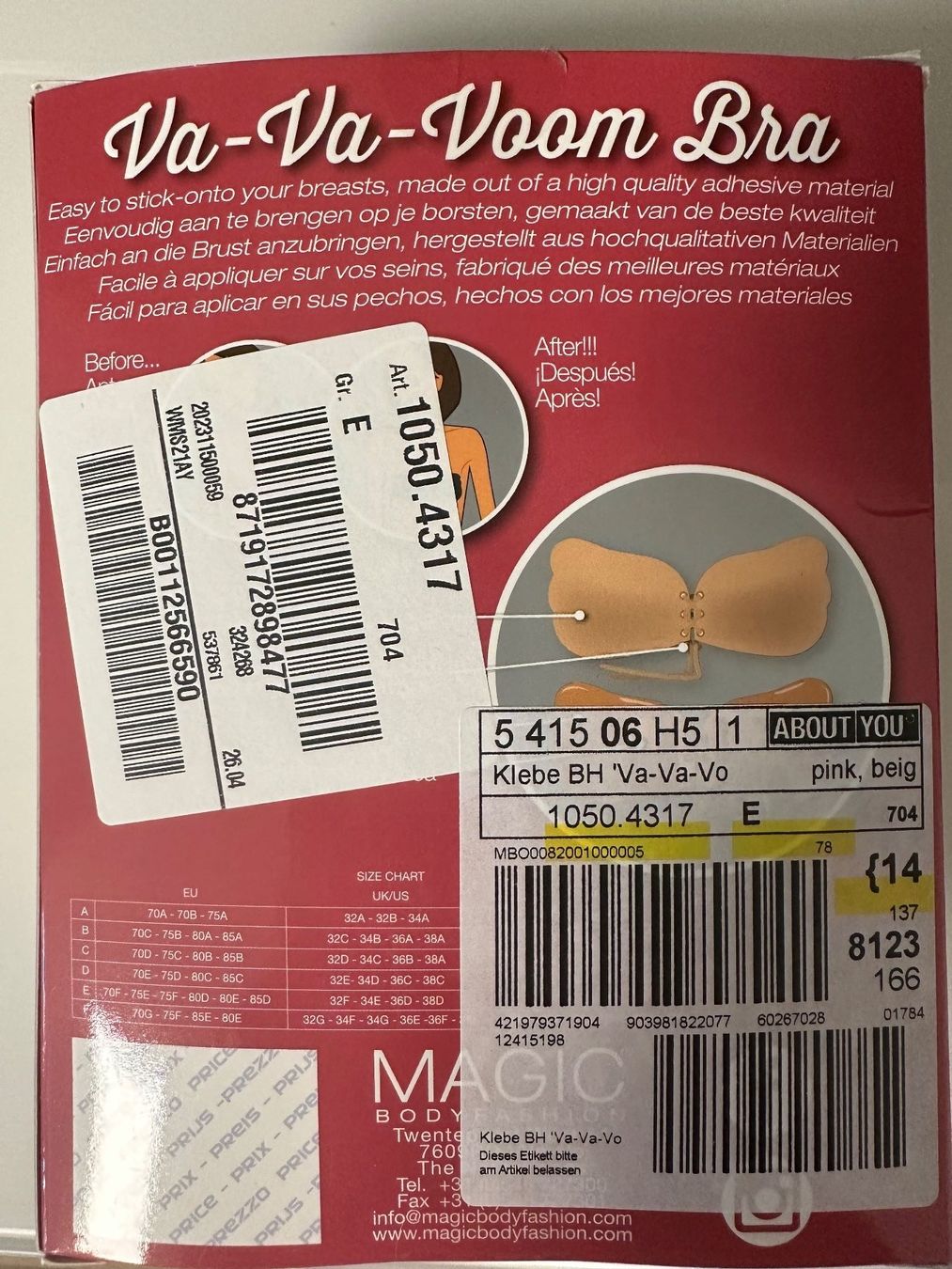 Altra biancheria intima: Klebe BH von Magic Bodyfashion, 1x gebraucht – Usato da Liestal venduto da ichjel 1