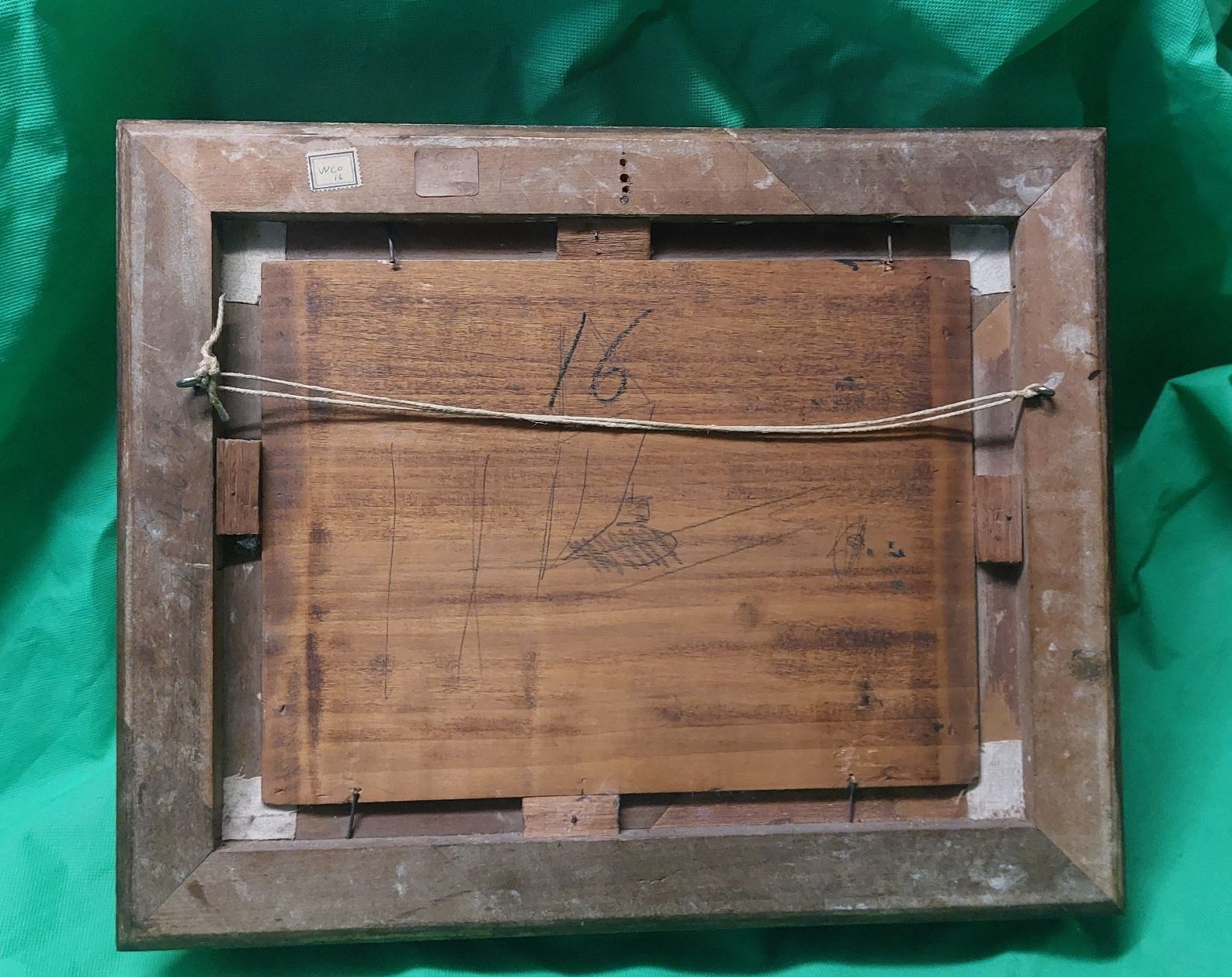 Dipinti: Gemälde,Rahmen mit   H. Chaube ? datiert 1902, mit Rahmen – Usato da Opfertshofen SH venduto da museumswert 2